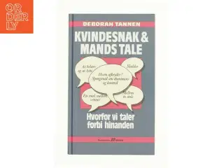 Kvindesnak & Mands tale af Deborah Tannen (bog)