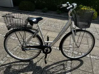 Damecykel med kurve, lav indstigning