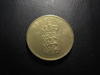 2 kroner 1959 møntskær