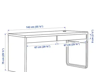 Ikea Micke skrivebord. 