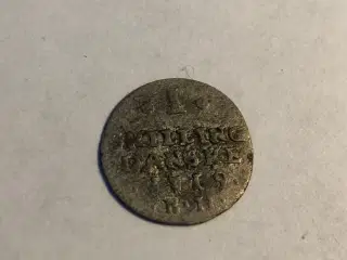 1 skilling 1719 Denmark