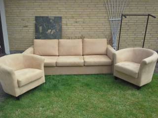sofa of 2 stole-lækkert matriale