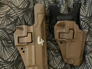 Hylstre til håndpistol med ubl stykke