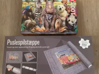 Puslespil og puslespilstæppe