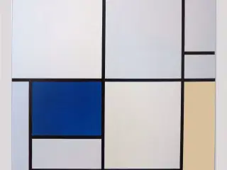 udstillingsplakat, Piet Mondrian