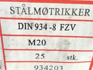 Bolte,skiver og møtrikker 