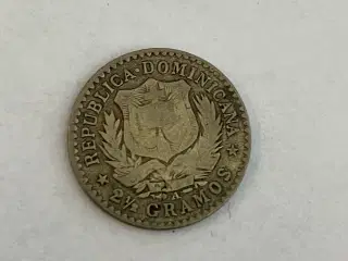 2 1/2 Gramos Dominican Republic 1897