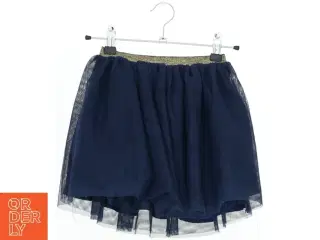 Navyblå nederdel med glimmerbånd fra H&M (str. 110)