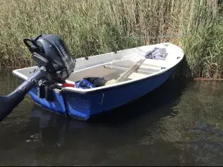Jolle 14 fod med 4 HK Yamaha motor 