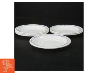 Seks undertallerkner til kaffekopper fra Waca (str. Ø. 14 cm. 6 styk)