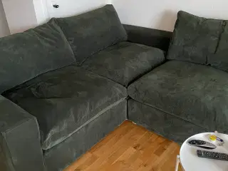 Modul sofa i fløjl