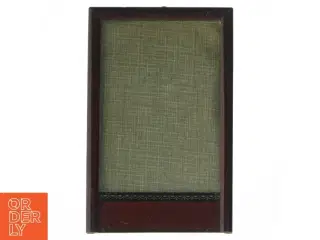 Gammel billedramme i mahogni (20 x 12 cm)