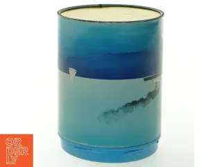 Blå kunstdåse fra Irma (str. 11,5x15 cm)