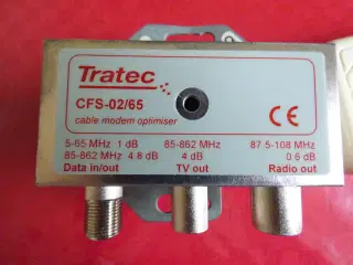 Cable Modem Optimizer/Splitter CFS-02/65