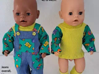 Babyborn, Overall m.m. joggingsæt og sko.