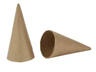 Kreative Papmaché Kegler - 10 stk. H: 10 cm, D: 5 cm