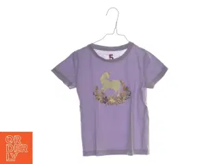 T-Shirt med print fra cotton  (str. ca. 134)