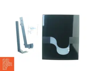 Dispenser folded hand towel mega mini 9 2 1 0 0 black fra Celtex (str. 36 x 28 x 12 cm)