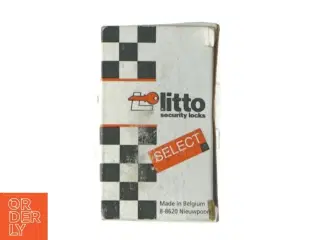 Cylinderlåsesæt med nøgler fra Litto