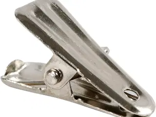 Dekorationsklemmer, L: 27 mm, B: 14 mm, sølv, 10stk./ 1 pk.