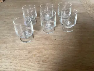 Snapseglas  holmegård  STUB