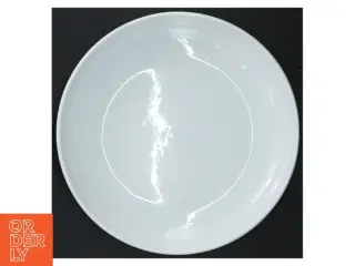 Hvid porcelænstallerken fra IKEA (str. 23 cm)