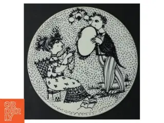 Bjørn Wiinblad vægplatter fra Nymlle (str. Ø. 15 cm. 6 styk)