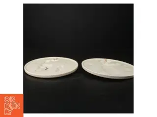 Dekorative porcelænsplatter (str. Ø 18,5 cm)
