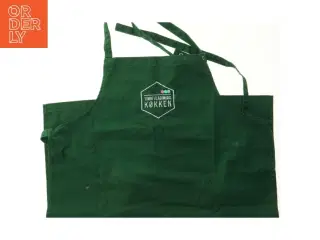 Grøn forklæde med logo fra Timm Vladimir