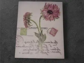 Papirark med dekorativt blomsterflise-design Forva