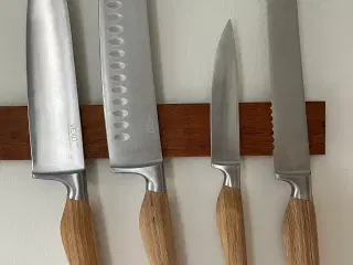 Knivsæt med 4 knive