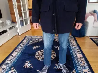 Kort uldfrakke
