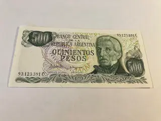500 Pesos Argentina