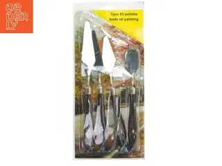 Sæt med paletknive til oliemaling