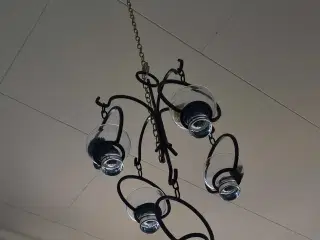 Lyskæde med gul kæde