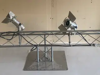 Mini alu trus med par 8 led lamper