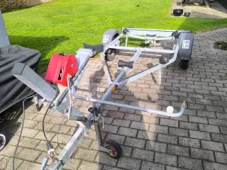 Bådtrailer uden papir har været skadet 