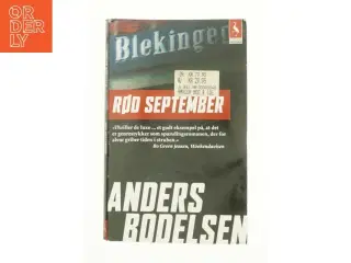 Rød september af Anders Bodelsen (Bog)