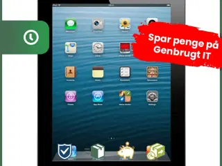 Apple iPad 3 32GB WiFi + Cellular (Sort) - Grade B - tablet