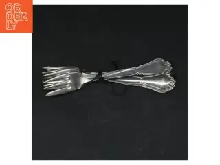 Sølvplet gafler fra Atla, design ambrosius. (str. 6 styk. 14,5 cm)