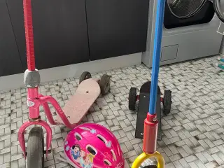 Cykelhjelm + børneløbehjul 