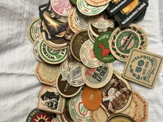 Over 160 stk ølbrikker 