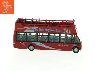 Modelbus, dobbeltdækker (str. 14 og en halv cm x 4 cm)