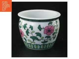Kinesisk porcelænskrukke (str. 8 x 10 cm)