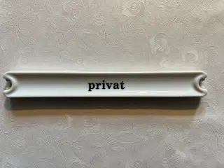 Sjældent Bing og Grøndahl porcelæns skilt 