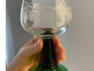 Rømer hvid og rødvinsglas