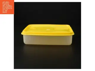 Plast opbevaringsboks med låg (str. 22 x 15 x 6 cm)