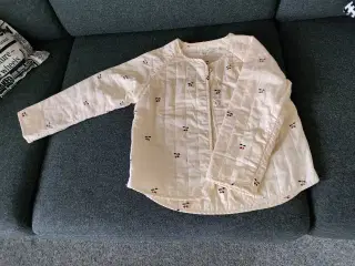 Quiltet let jakke m kirsebær str 3/4 år