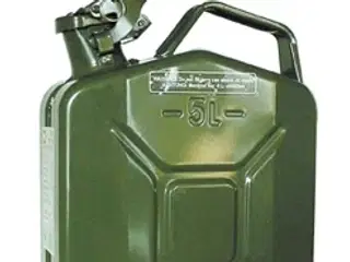 Jerry can 5 liter i metal 0,6 mm - grøn