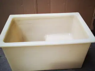 Siddebadekar af plast fritstående 